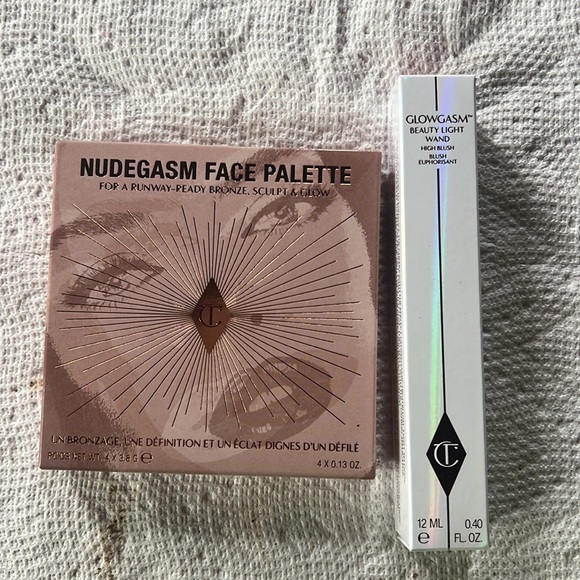 Charlotte Tilbury NEW! NUDEGASM  FACE PALETTE 
CHEEK KIT - Picture 4 of 8